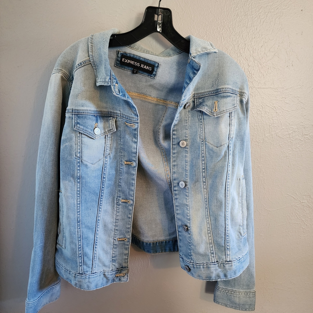 Express Light Blue Denim Jacket